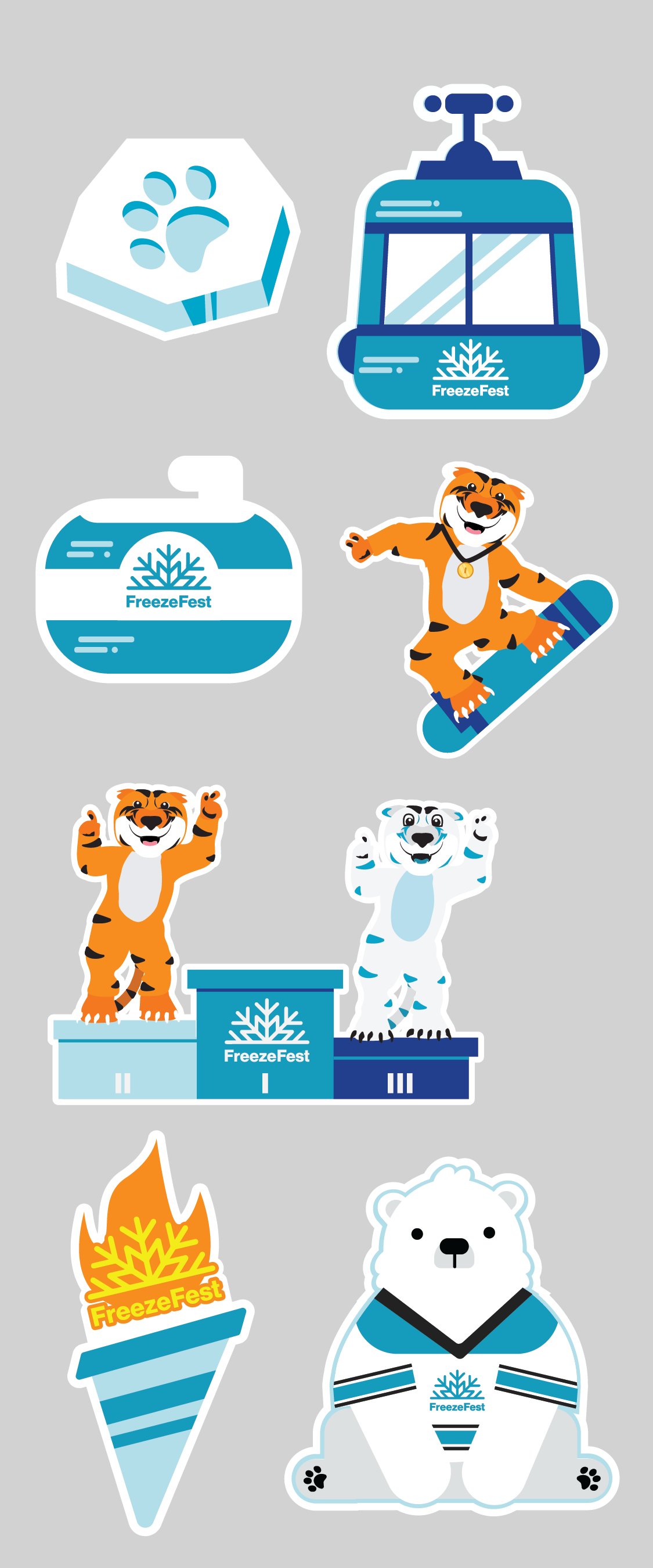 Freezefest Stickers